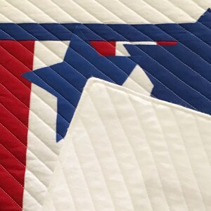 Stars and Stripes Modern Table Runner Pattern | Instant PDF Download ...