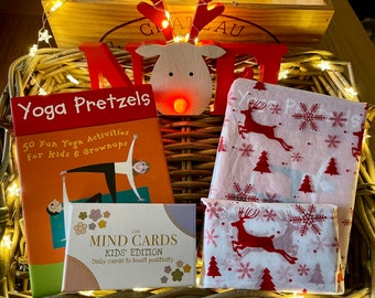 Kids Yoga Gift Set | Yoga Pretzels and LSW Mind Cards: Kids' Edition | Birthday | Christmas Gift