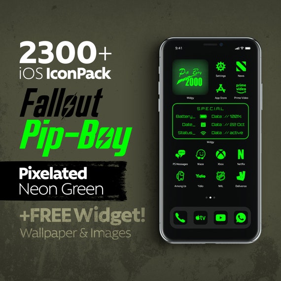 2300 Fallout Pipboy Ios Icons Etsy Finland