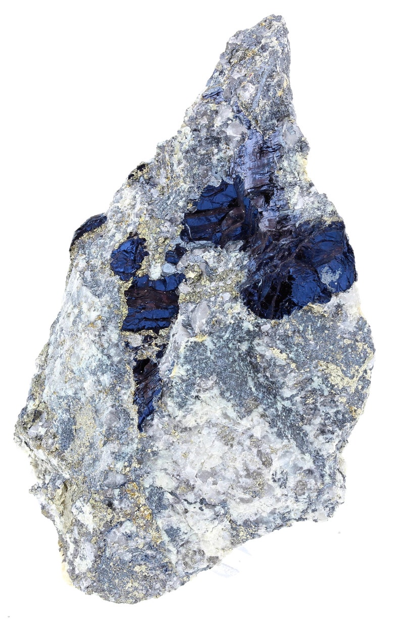 Covellite and Pyrite specimen from the 3600 foot level at the world famous Leonard Mine in Butte Montana