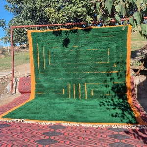Sage green  Rug , Green Moroccan Rug, sage green moroccan rug , Modern beni ouarain Rug, green rug , green leaf rug, custom made order