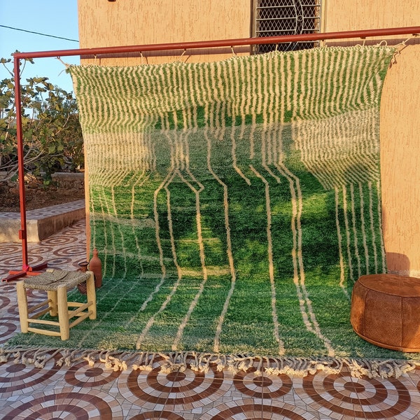 Green Moroccan Rug Etsy