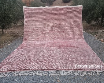 Moroccan rug 10x13, Beni Mrirt rug, Unique Beni ourain rug, New Berber design, Hand-Knotted ,Moroccan wool rug, 10 x 13 rug shag