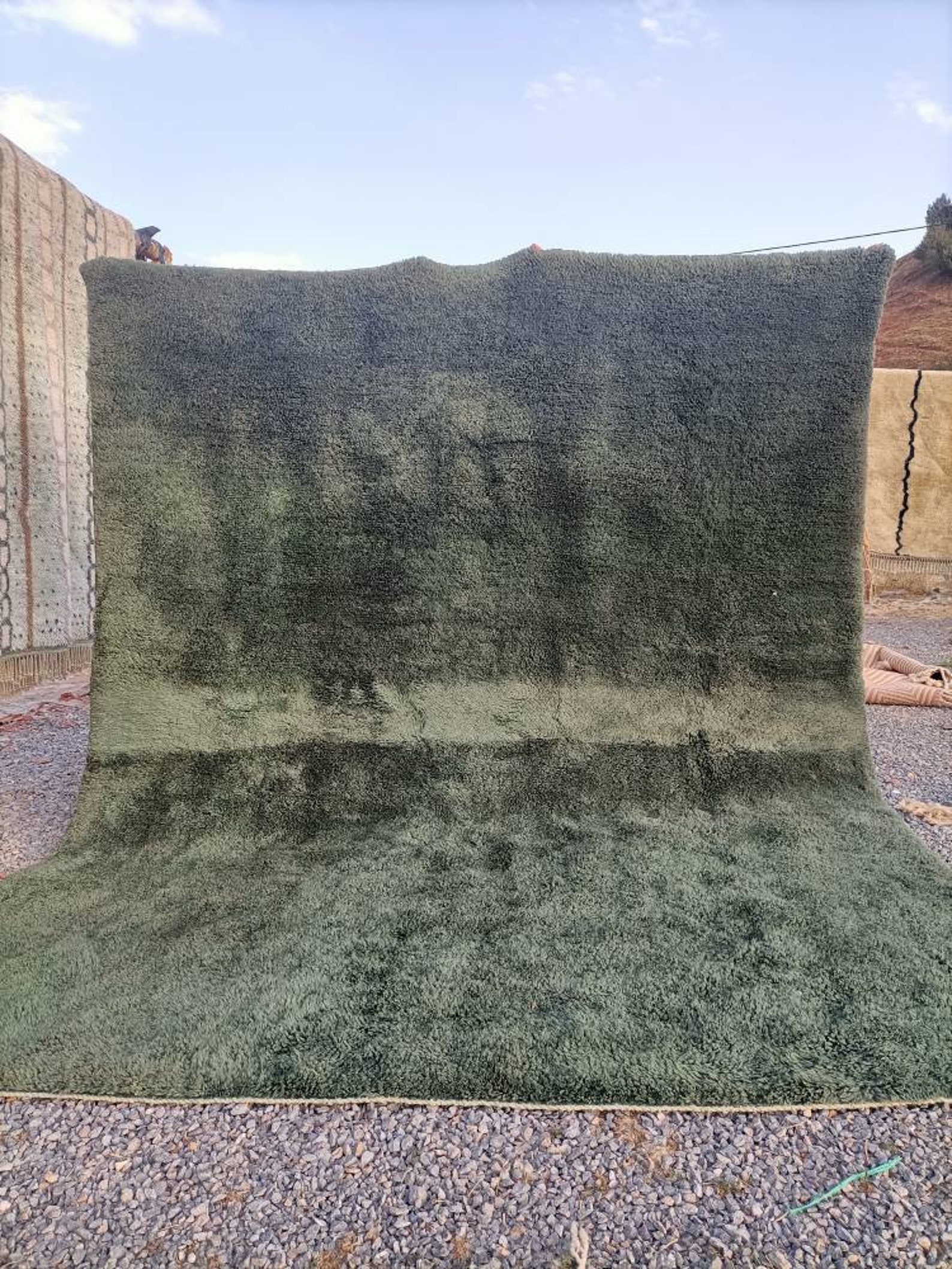 Sage Green Rug Green Moroccan Rug Sage Green Moroccan Rug Etsy