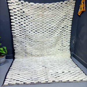 Gorgeous Tapis, checkered area rug, Moroccan Berber Checkered rug ، checkerboard rug, square rug