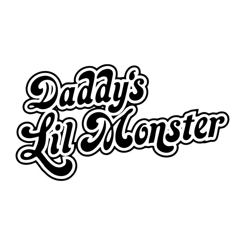 Download Daddy's Lil Monster SVG Harley Quinn svg Harley Quinn | Etsy