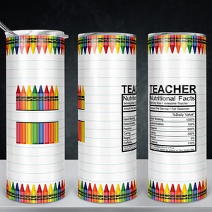 Lehrer Ernährung Buntstifte Becher Design - Digital Download