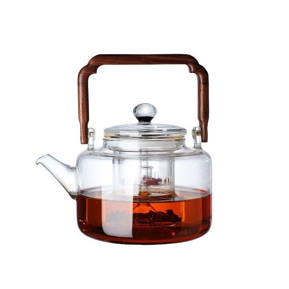 1300ml Glass Kettle for Tea Cooking,high Borosilicate Glass