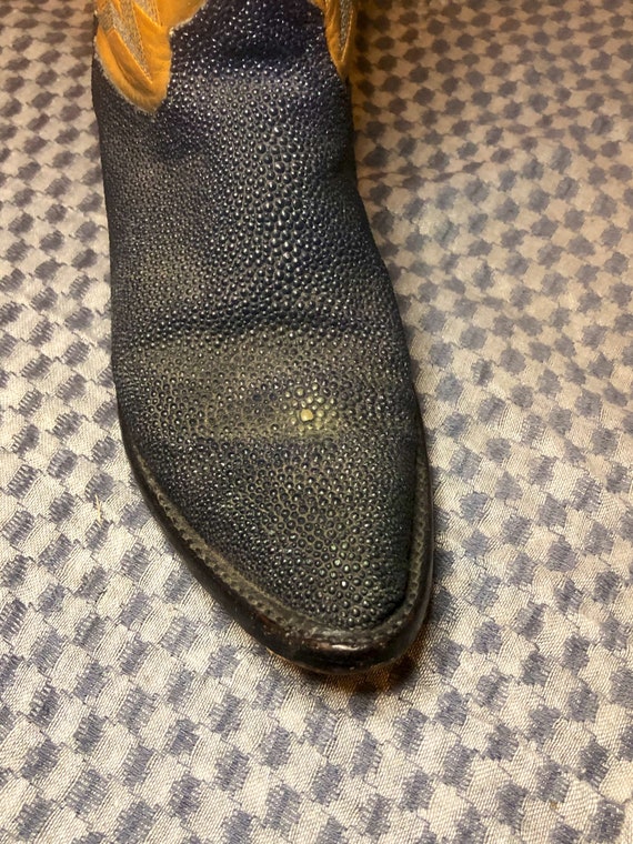 Luchesse Exotic Sting Ray Leather Boots View 6