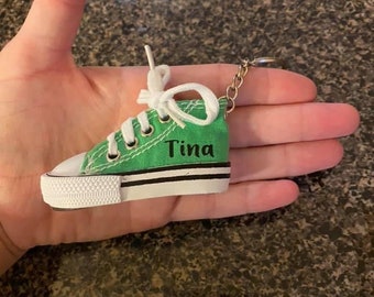 personalized converse keychain