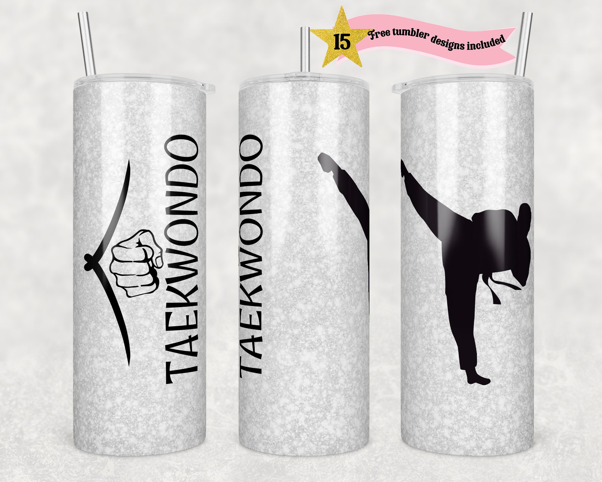 Taekwondo tumbler - Etsy