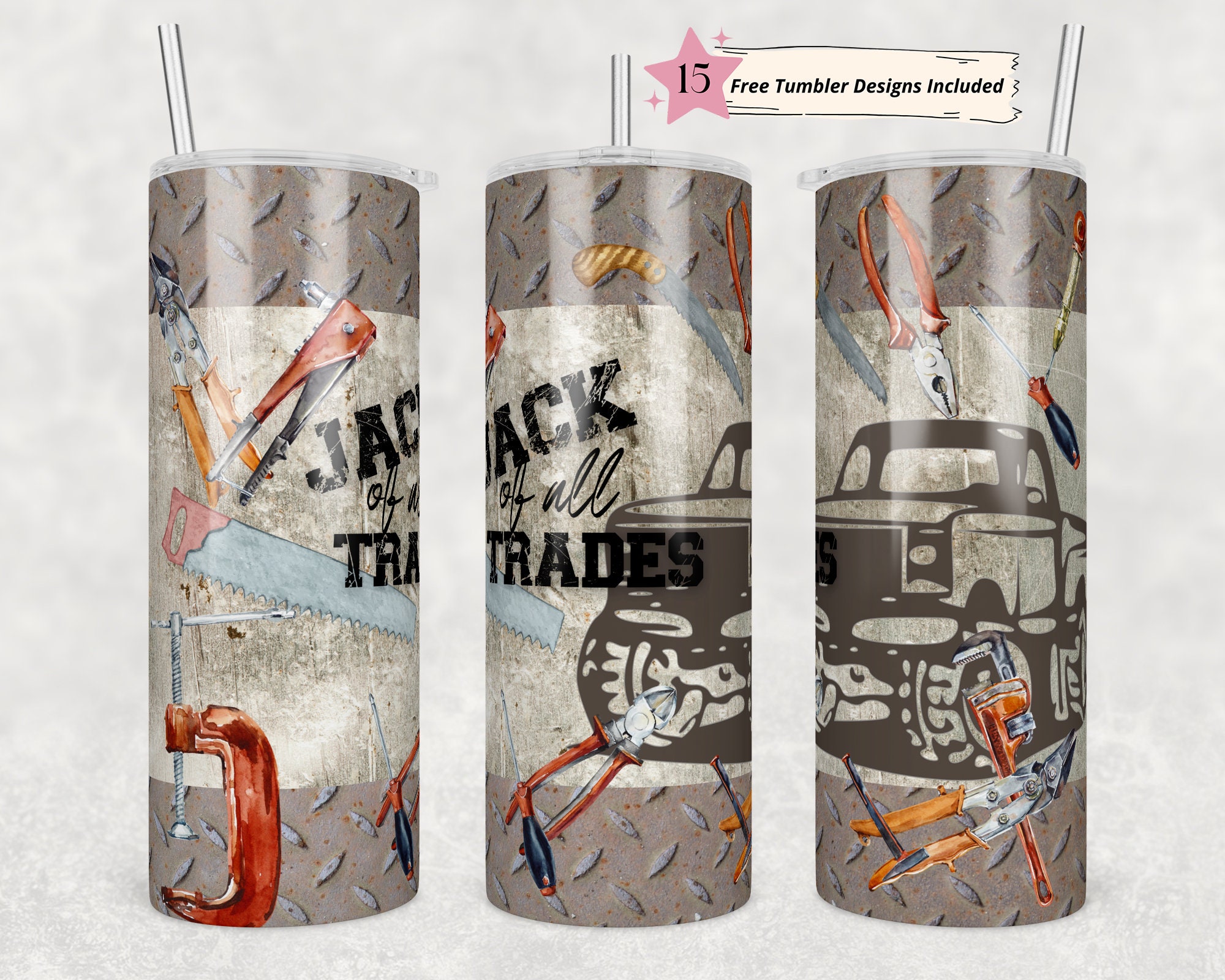 20 Oz Skinny Tumbler Sublimation Fathers Day Wrap Straight - Etsy
