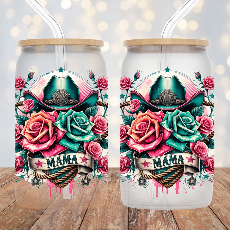 Western Rustic Cowgirl Mama 20 Oz Skinny Tumbler Sublimation Design ...