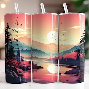 Lake Life, Life is Better at the Lake,  20 oz Skinny Tumbler, Sublimation Design, Digital Download PNG, Instant DIGITAL ONLY