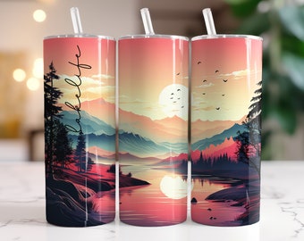 Lake Life, Life is Better at the Lake,  20 oz Skinny Tumbler, Sublimation Design, Digital Download PNG, Instant DIGITAL ONLY