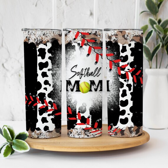 Softball Mom Printed Tumbler Softball Mom Printed Tumbler
