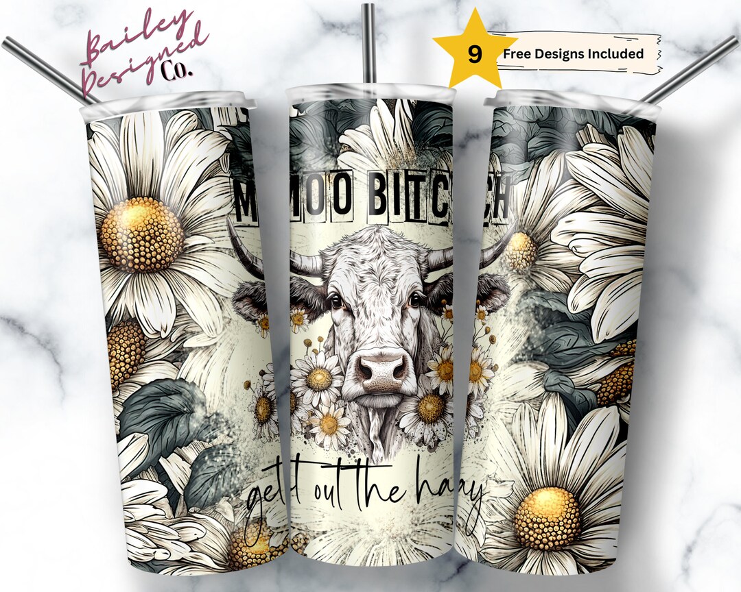 T-Shirt Humoristique 'Moo Bitch Get Out The Hay' - Coton - Taille S à 3XL - Neuf Sans Étiquettes