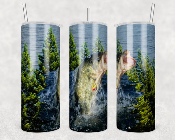 20 Oz Skinny Tumbler Sublimation Bass Fishing Wrap, Straight Template  Fishing Tumbler Digital Download PNG Fishing Lure, Fish Scales -  Canada