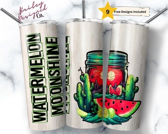 40 Ounce Stainless-steel Bronze Tumbler With Handle Lainey Wilson Watermelon  Moonshine Sublimation Blanks 