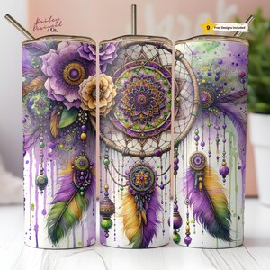 Mardi Gras Party New Orleans Glitter 20 oz Skinny Tumbler Sublimation Design Digital Download PNG Instant DIGITAL ONLY, Tumbler Wrap
