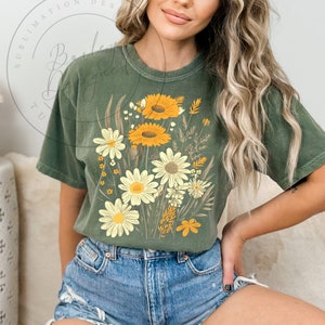 Floral Cottagecore PNG | Spring Flowers Sublimation Design | Botanical Digital Download File | Summer Flower Nature Design for Shirt for Mug