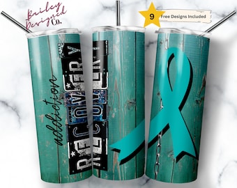 Addiction Recovery 20 oz Skinny Tumbler Sublimation Design Digital Download PNG Instant DIGITAL ONLY, Recovery Tumbler
