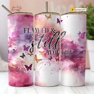 ChristianInspirational 20 oz Skinny Tumbler Sublimation Design Digital Download PNG Instant DIGITAL ONLY,  Tumbler Wrap