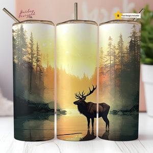 Hunting Season 20 Oz Skinny Tumbler Sublimation Design Digital Download ...
