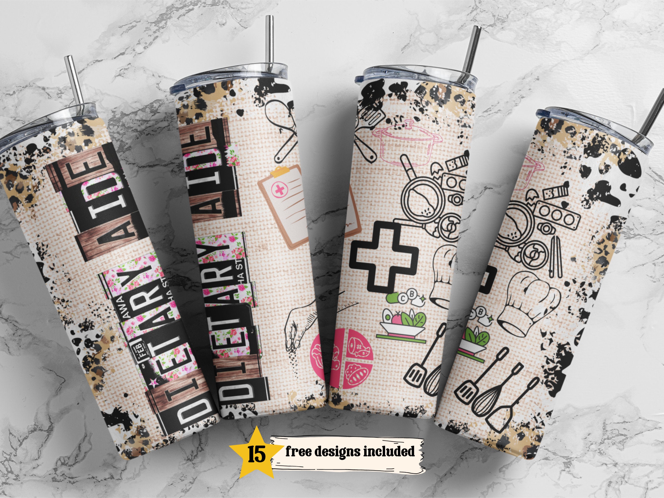 Inspired Designer MK Tumbler 20 Oz – Designs by Noelly