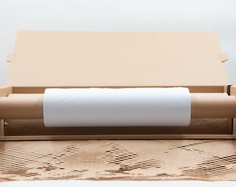 500MM x 135M Hex Honeycomb Wrap + White Tissue Paper Kit. Gift Wrapping. Protective Packaging.