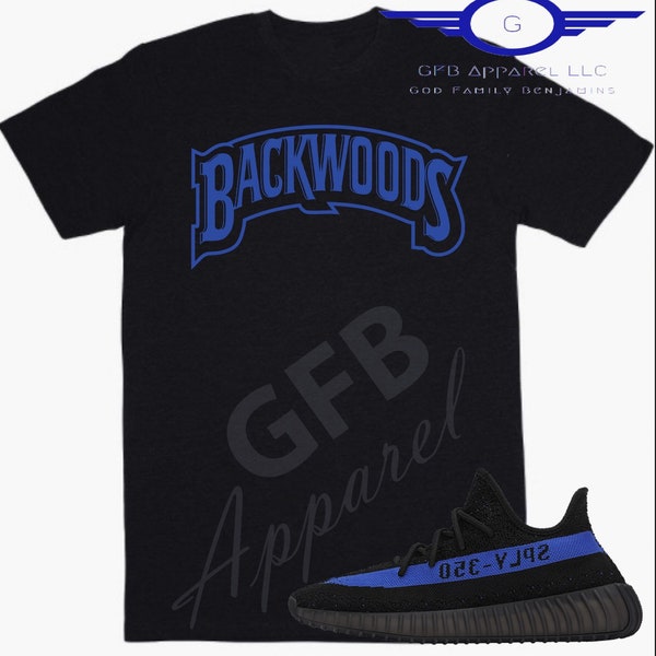 Backwoods Shirt to Match Yeezy 350 Dazzling Blue, Yeezy 350 Dazzling Blue Shirt, Yeezy 350 Dazzling Blue Sneaker Tee
