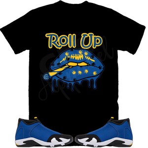 Roll Up Shirt to Match Retro 14 Laney, Laney 14s Shirt