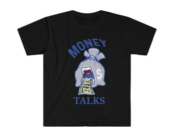 Money Talks Shirt to Match Yeezy 350 Dazzling Blue, Yeezy 350 Dazzling Blue Shirt, Yeezy 350 Dazzling Blue Sneaker Tee