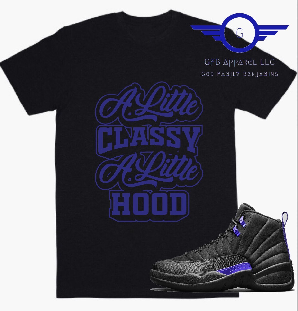 jordan 12 dark concord shirt