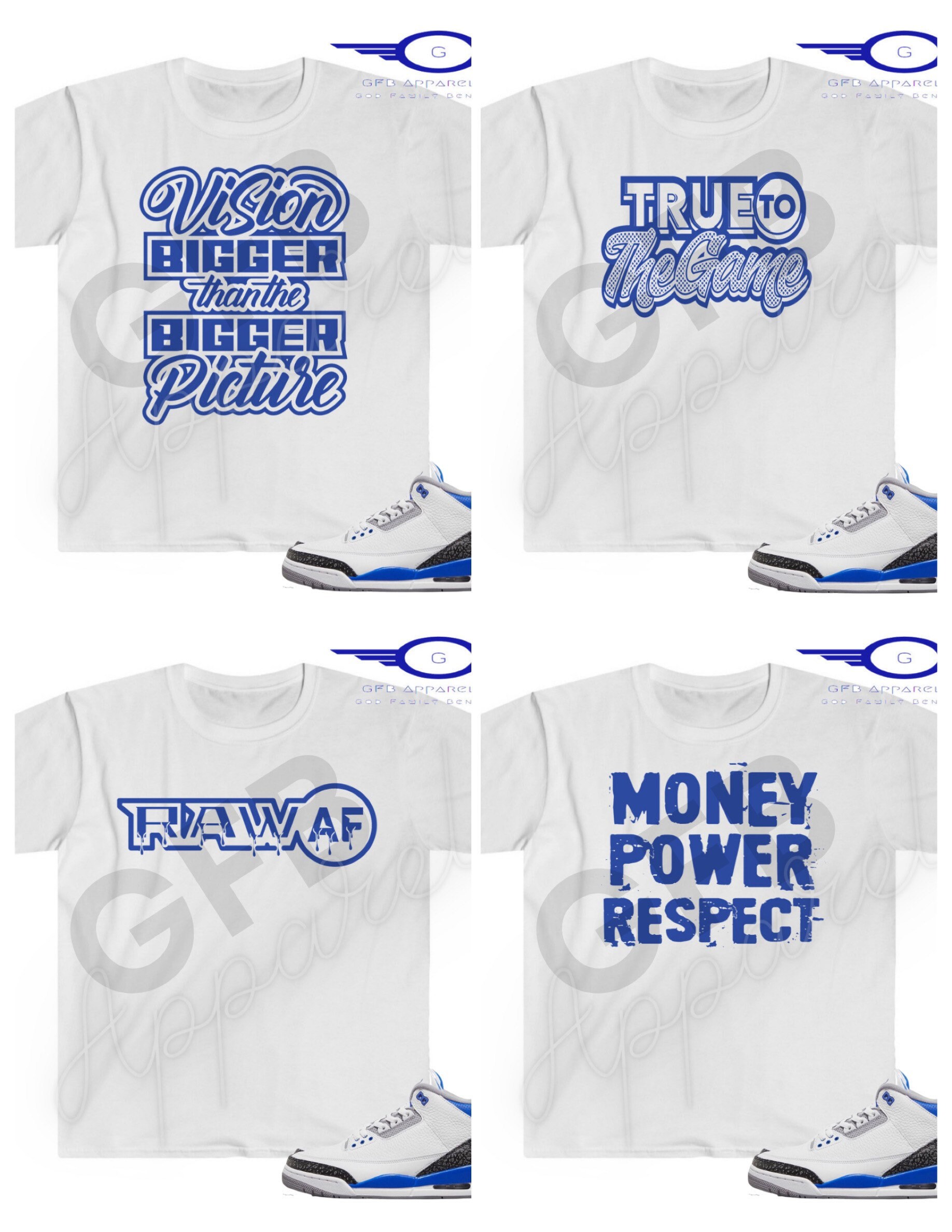 shirts that go with racer blue 3s