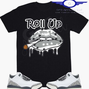 Mid Shadow-Roll Up university Shirt to Match Jordan Retro 3 Hide N Seek, Jordan 3 Hide N Seek Shirt