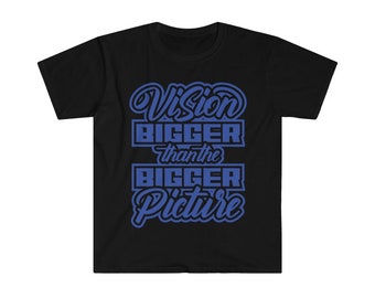 Vision Bigger Shirt to Match Yeezy 350 Dazzling Blue, Yeezy 350 Dazzling Blue Shirt, Yeezy 350 Dazzling Blue Sneaker Tee
