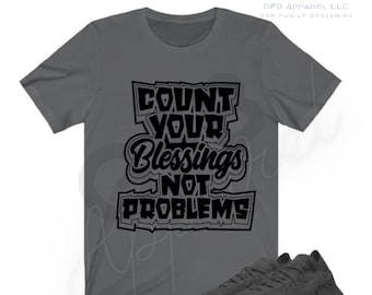 Count Your Blessings Shirt to Match Yeezy 380 "Supcol", Yeezy 380 Black Shirt