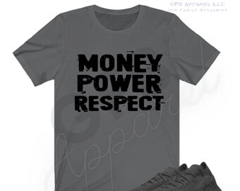 Money Power Respect Shirt to Match Yeezy 380 "Supcol", Yeezy 380 Black Shirt