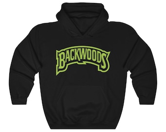 Black and volt green hoodie Clearance