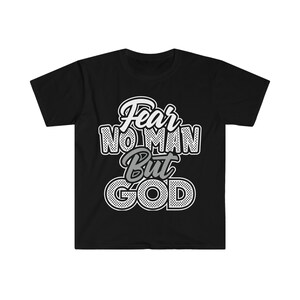 Fear No Man But God Shirt to Match Retro 13 Black Flint, Jordan 13 Black Flint Shirt, 13s Black Flint Tee