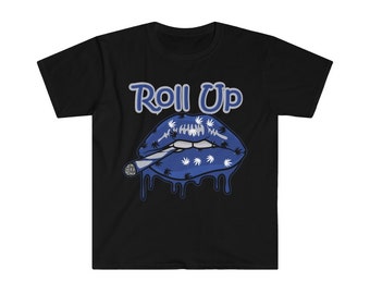 Roll Up Shirt to Match Yeezy 350 Dazzling Blue, Yeezy 350 Dazzling Blue Shirt, Yeezy 350 Dazzling Blue Sneaker Tee