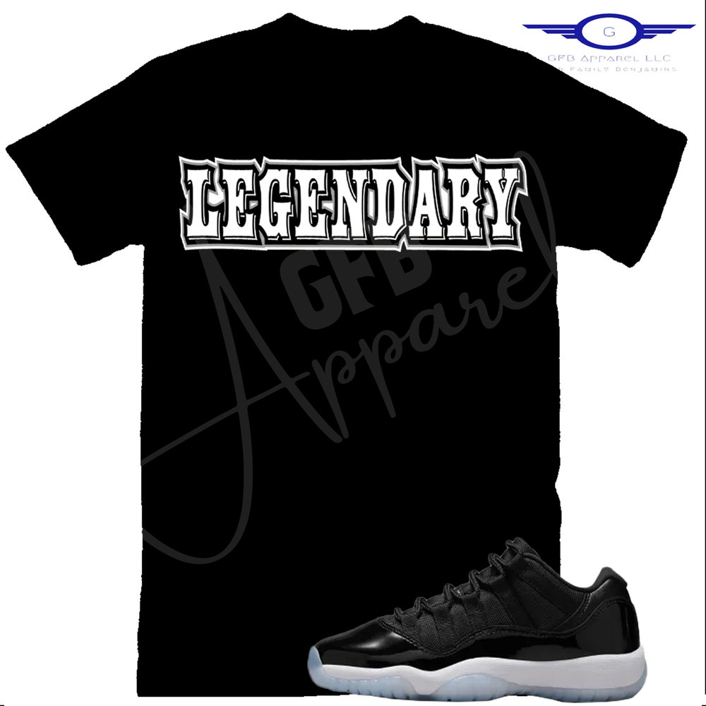 Legendary Shirt To Match Retro 11 Low Space Jam, Jordan 11 Low Space Jam Shirt, Low Space Jam 11S Sneaker Tee New Fashion