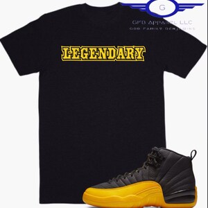 black and university gold nike shirt