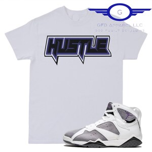 Shirt to Match Jordan  Retro 7 Flint, &quot;Hustle&quot; Shirt, Retro 7 Flint Shirt