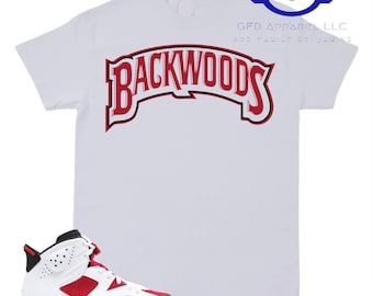 Shirt to Match Jordan Retro 6 Carmine, Backwoods Shirt, Retro 6 Carmine Shirt