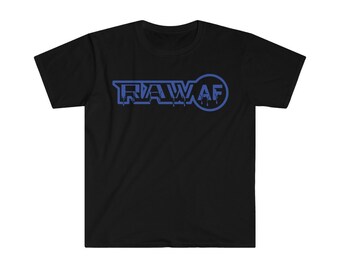 Raw Af Shirt to Match Yeezy 350 Dazzling Blue, Yeezy 350 Dazzling Blue Shirt, Yeezy 350 Dazzling Blue Sneaker Tee