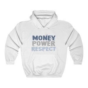Money Power Respect Hoodie to Match Retro 11 Cool Grey Hoodie, Cool Grey Hoodie, Retro 11 Cool Grey