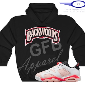 Pink outlet backwoods hoodie