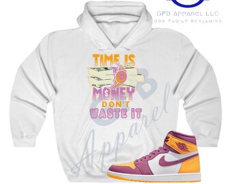 El tiempo es dinero, no lo desperdicies. Sudadera con capucha para combinar con la sudadera con capucha Retro 1 Brotherhood, la sudadera con capucha Retro 1 Brotherhood y la sudadera con capucha deportiva 1 Brotherhood.